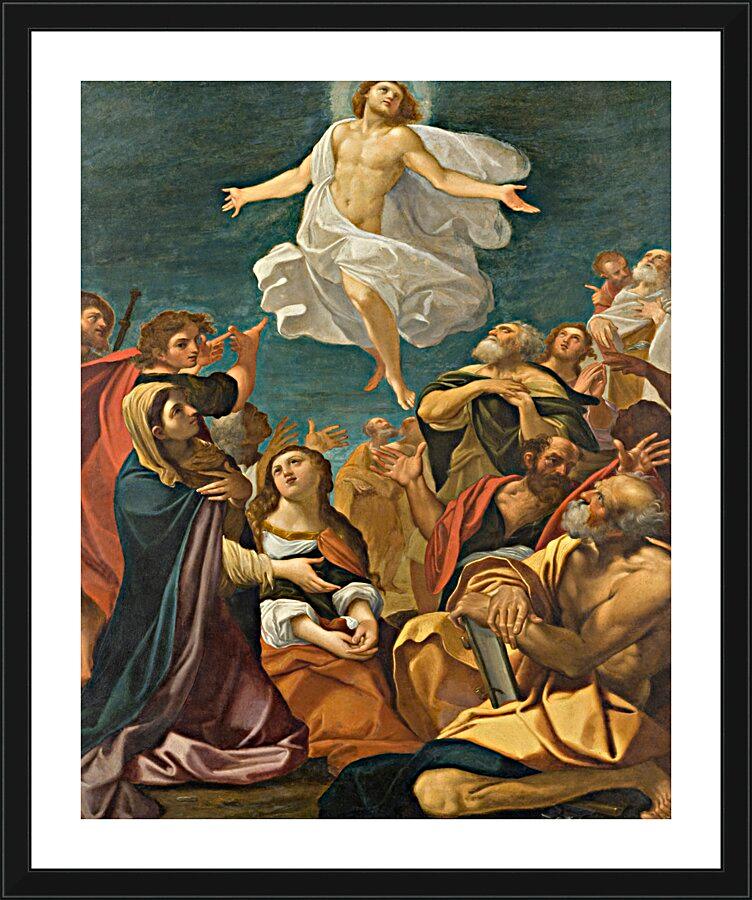 Wall Frame Black, Matted - Ascension of Christ   by Museum Art
