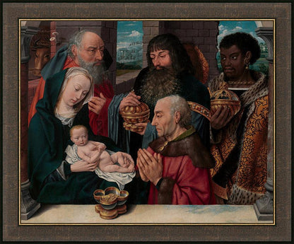 Wall Frame Espresso - Adoration of the Magi by Museum Art - Trinity Stores