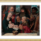 Wall Frame Gold, Matted - Adoration of the Magi by Museum Art