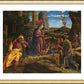 Wall Frame Gold, Matted - Adoration of the Shepherds by Museum Art