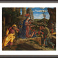 Wall Frame Espresso, Matted - Adoration of the Shepherds by Museum Art - Trinity Stores