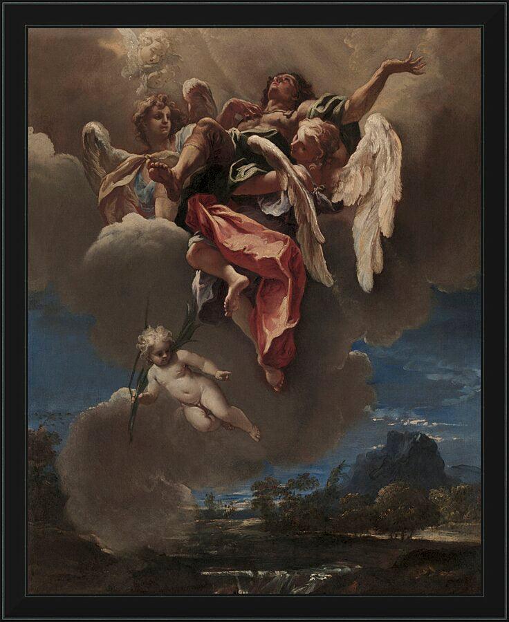 Wall Frame Black - Apotheosis (Rise to Heaven) of a Saint by Museum Art - Trinity Stores