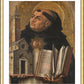 Wall Frame Gold, Matted - St. Thomas Aquinas by Museum Art - Trinity Stores