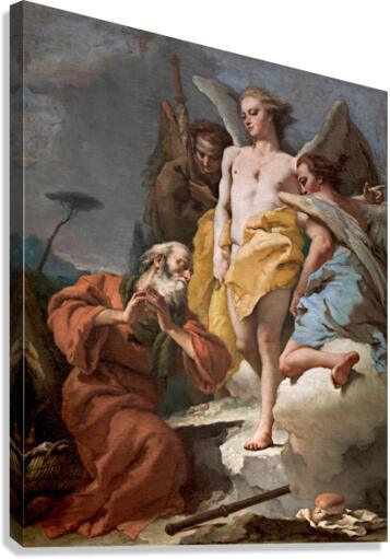 Canvas Print - St. Abraham and Three Angels by Museum Art - Trinity Stores