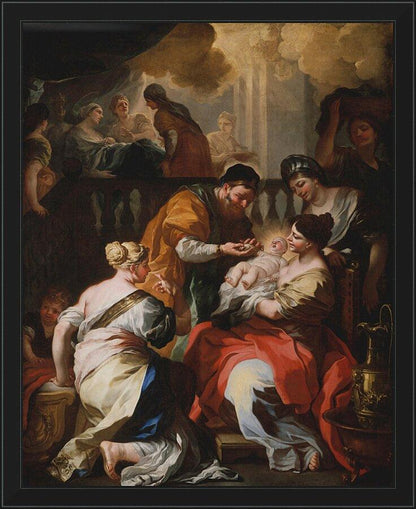 Wall Frame Black - Birth of Mary by Museum Art