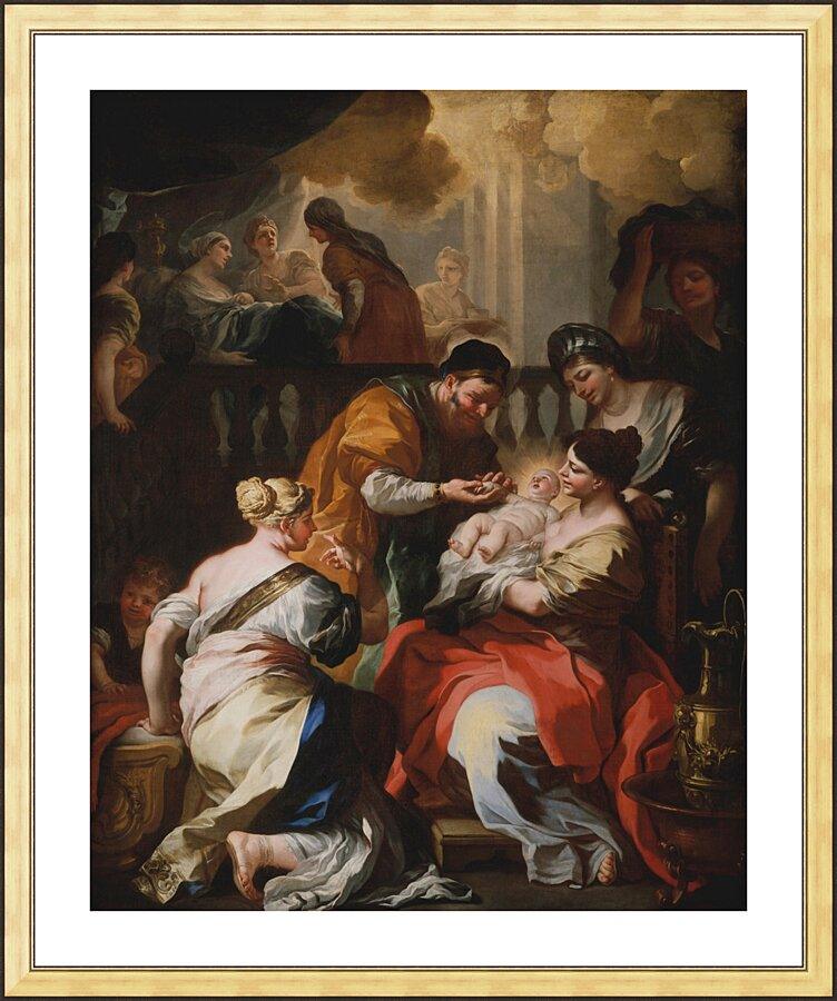 Wall Frame Gold, Matted - Birth of Mary by Museum Art - Trinity Stores