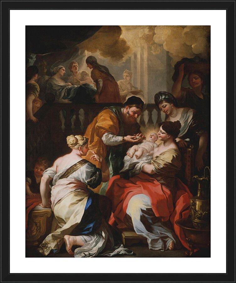 Wall Frame Black, Matted - Birth of Mary by Museum Art - Trinity Stores