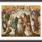 Wall Frame Espresso, Matted - Baptism of Christ by Museum Art
