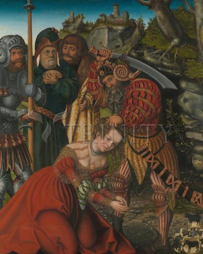 Canvas Print - Martyrdom of St. Barbara by Museum Art