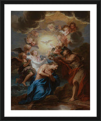 Wall Frame Black - Baptism of Christ by Museum Art