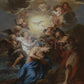 Wall Frame Gold, Matted - Baptism of Christ by Museum Art