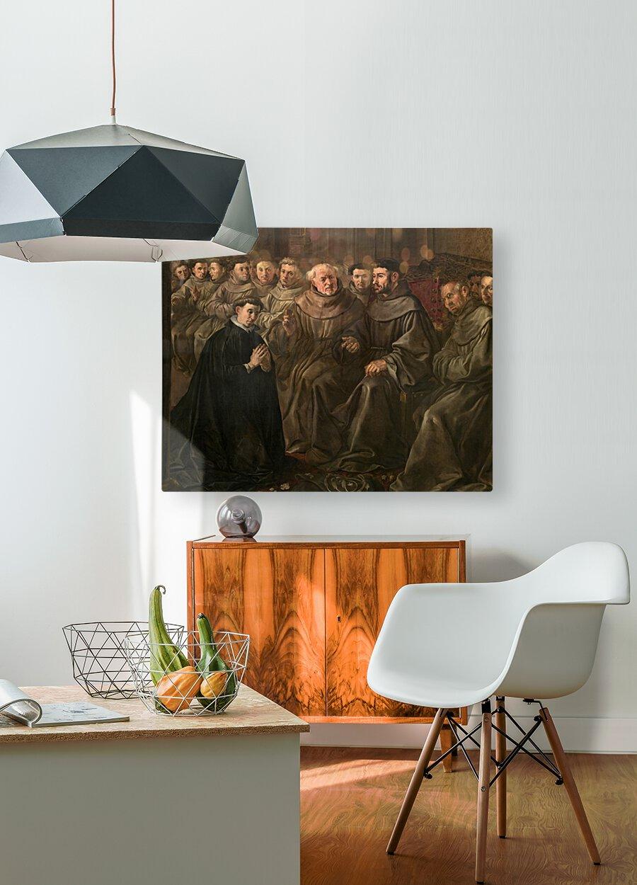 Acrylic Print - St. Bonaventure Receiving Habit from St. Francis by Museum Art - trinitystores