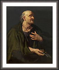 Wall Frame Espresso - St. Bartholomew by Museum Art