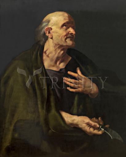 Wall Frame Black, Matted - St. Bartholomew by Museum Art - Trinity Stores