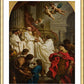 Wall Frame Gold, Matted - Mass of St. Basil the Great by Museum Art
