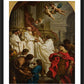 Wall Frame Black, Matted - Mass of St. Basil the Great by Museum Art