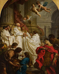 Metal Print - Mass of St. Basil the Great by Museum Art