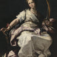 Wall Frame Espresso, Matted - St. Catherine of Alexandria by Museum Art - Trinity Stores