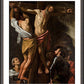 Wall Frame Espresso, Matted - Crucifixion of St. Andrew by Museum Art - Trinity Stores