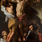 Wall Frame Espresso, Matted - Crucifixion of St. Andrew by Museum Art - Trinity Stores
