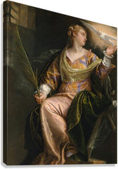 Canvas Print - St. Catherine of Alexandria in Prison by Museum Art