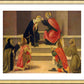 Wall Frame Gold, Matted - Coronation of Mary by Museum Art