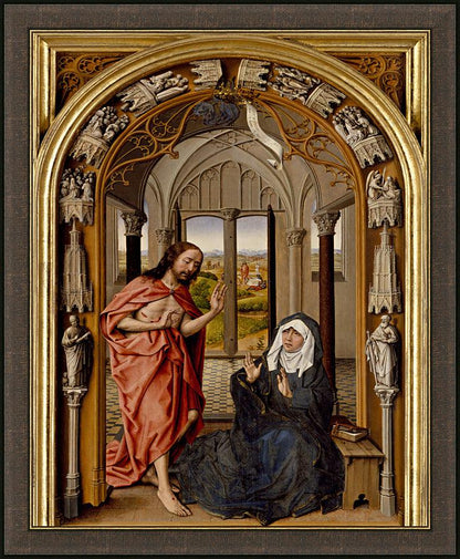 Wall Frame Espresso - Christ Appearing to His Mother by Museum Art