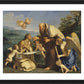 Wall Frame Black, Matted - Communion of St. Mary of Egypt by Museum Art