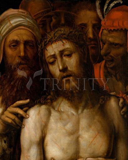 Wall Frame Espresso, Matted - Christ Presented to the People (Ecce Homo) by Museum Art