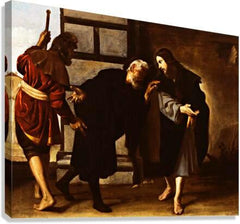 Canvas Print - Christ and Two Followers on Road to Emmaus by Museum Art