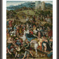 Wall Frame Espresso, Matted - Calvary by Museum Art