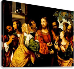 Canvas Print - Christ and Women of Canaan by Museum Art