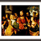 Wall Frame Espresso, Matted - Christ and Women of Canaan by Museum Art