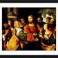 Wall Frame Black, Matted - Christ and Women of Canaan by Museum Art