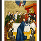 Wall Frame Black, Matted - Death of St. Clare of Assisi by Museum Art - Trinity Stores