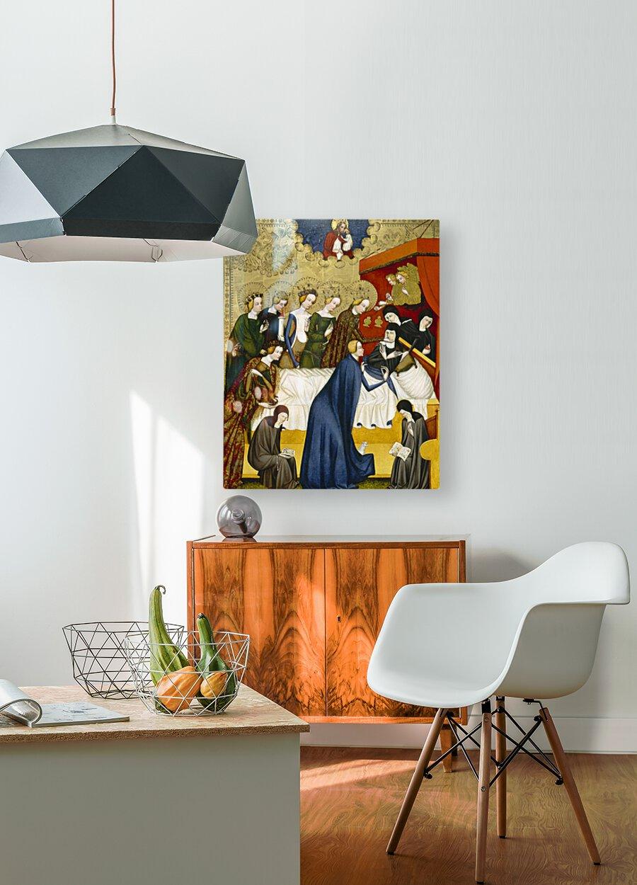 Metal Print - Death of St. Clare of Assisi by Museum Art