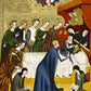 Wall Frame Espresso, Matted - Death of St. Clare of Assisi by Museum Art - Trinity Stores