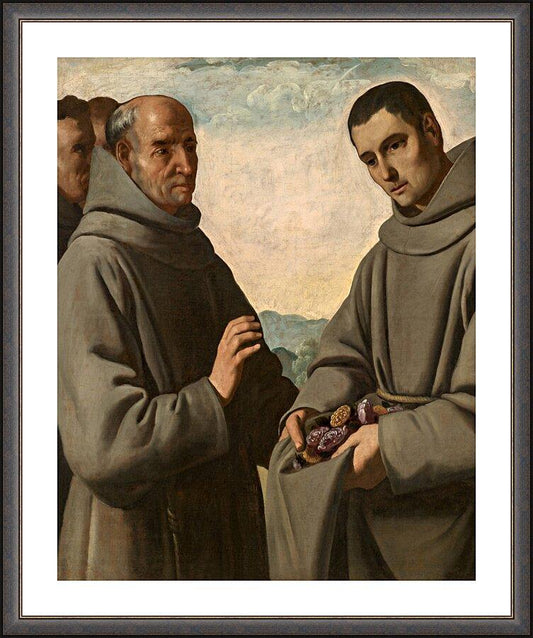 Wall Frame Espresso, Matted - St. Didacus of Alcalá by Museum Art