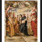 Wall Frame Black, Matted - Defenders of the Eucharist by Museum Art