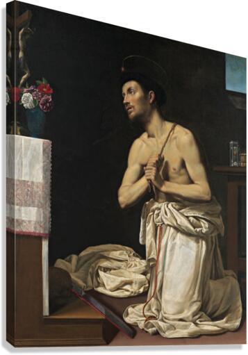 Canvas Print - St. Dominic in Penitence by Museum Art