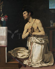 Metal Print - St. Dominic in Penitence by Museum Art