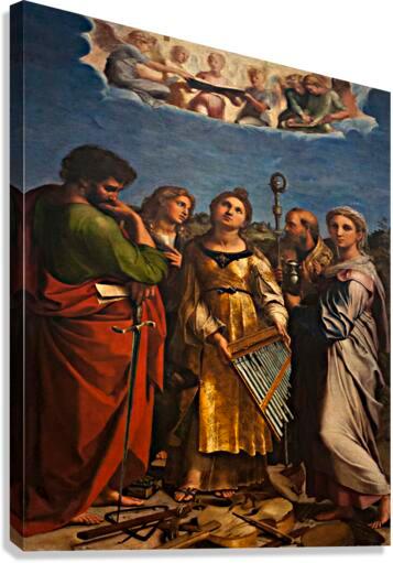 Canvas Print - Ecstasy of St. Cecilia by Museum Art