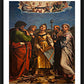 Wall Frame Black, Matted - Ecstasy of St. Cecilia by Museum Art