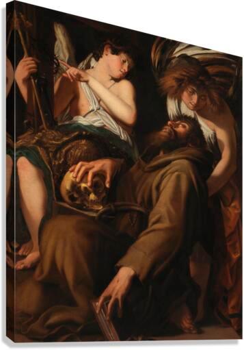 Canvas Print - Ecstasy of St. Francis of Assisi by Museum Art