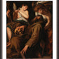 Wall Frame Espresso, Matted - Ecstasy of St. Francis of Assisi by Museum Art - Trinity Stores