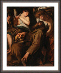 Wall Frame Espresso - Ecstasy of St. Francis of Assisi by Museum Art