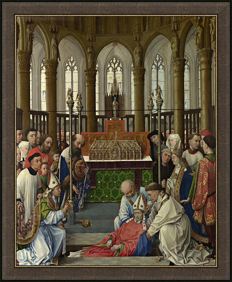 Wall Frame Espresso - Exhumation of St. Hubert by Museum Art - Trinity Stores