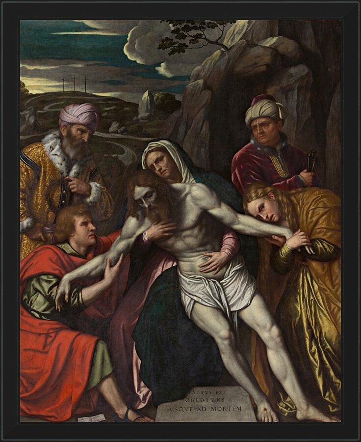 Wall Frame Black - Entombment by Museum Art