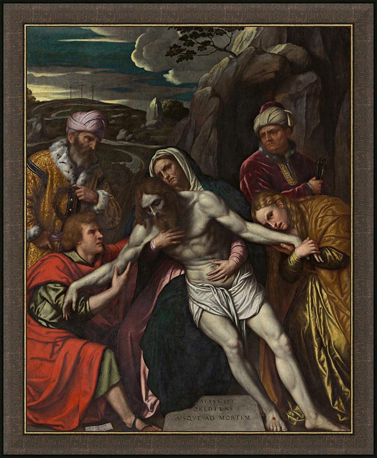 Wall Frame Espresso - Entombment by Museum Art - Trinity Stores