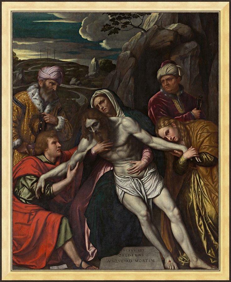 Wall Frame Gold - Entombment by Museum Art